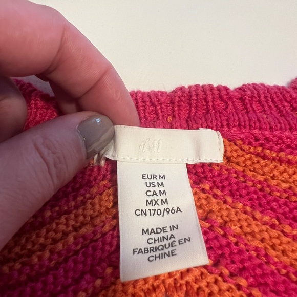 Colorful Striped Knit Cardigan - Picture 2 of 4